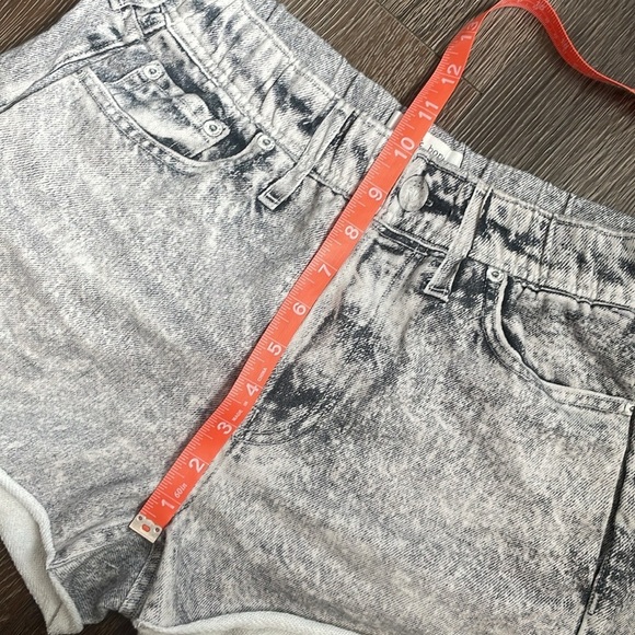 🐭Rag & Bone Miramar cotton grey acid wash shorts size small - Picture 5 of 12
